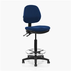 Lookout Drafting Stool 150kg Navy